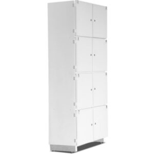 Armário Roupeiro em Fibra de Vidro 8 Portas-195X80X45cm
