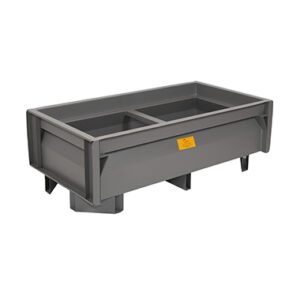 PALLET DE CONTENÇÃO EM AÇO CARBONO P/ 2 TAMBORES DE 200L SEM GRADE