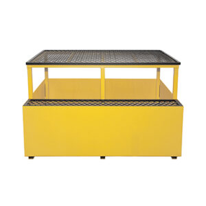PALLET DE CONTENÇÃO EM AÇO P/ CONTAINER DE 1000L