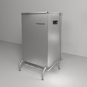 Lixeira Industrial Inox de Pedal com Tampa 100 Litros