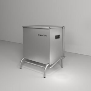 Lixeira Industrial Inox de Pedal com Tampa 60 Litros